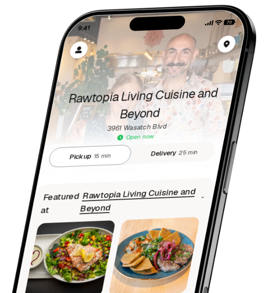 Rawtopia Living Cuisine and Beyond app preview